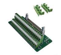 IDC40P 40Pin Verde Vite Morsettiera Connettore Per PLC, DIN Rail Mount W/Staffa Terminali in rame, 10P a 64P Connettore Supporto, Per IDC Serie Connettore