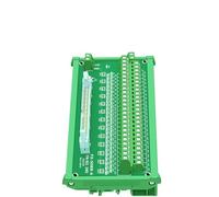 IDC50 Maschio a 50P Morsettiera Breakout Board Connettore IDC50 Modulo display a LED Montaggio su guida DIN 2 file C45 35mm