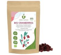 IDDA Herbal Mirtilli Rossi Secchi BIO 125g, Mirtilli Rossi Bio, Dolcificati con Succo di Frutta