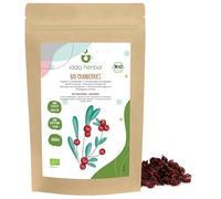IDDA Herbal Mirtilli Rossi Secchi BIO 1kg, Mirtilli Rossi Bio, Dolcificati con Succo di Frutta