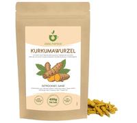 IDDA Herbal Radice di Curcuma Intera 400g, Radice di Curcuma Essiccata per Cucina e Tisane