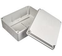 Ide IDE - Scatola impermeabile IP65-IP67 con coperchio opaco e ingressi pretagliati, 180mm x 241mm x 95mm, grigio, 1
