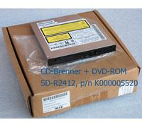 Ide Slimline Cd-Rw CD Bruciatore SD-R2412 DVD ROM P/N K000005520 New Orig.verp.