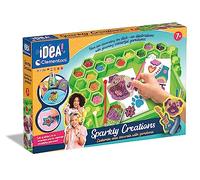 IDEA Clementoni - Set di adesivi 3D scintillanti con pietre preziose - Giocattoli creativi per bambini dai 7 anni in su, 18716