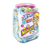 COLLANA DI CARAMELLE JOHNYBEE NECKLACES BARATTOLO DA 70 PEZZI POWDER CANDY