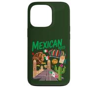 Idea di abbigliamento a tema patrimonio messicano per bambini e bandiera del Messico Custodia per iPhone 13 Pro