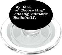 Idea di decorazione per aggiungere libreria, decorazione divertente per la lavorazione del legno PopSockets PopGrip per MagSafe