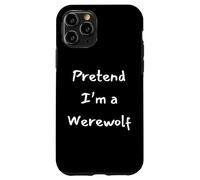 Idea divertente per costume di Halloween da lupo mannaro Custodia per iPhone 11 Pro