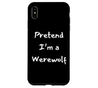 Idea divertente per costume di Halloween da lupo mannaro Custodia per iPhone XS Max