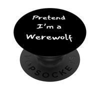 Idea divertente per costume di Halloween da lupo mannaro PopSockets PopGrip Adesivo