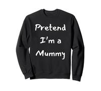 Idea Divertente per Costume di Halloween per fingere Una Mummia Felpa