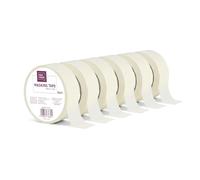 IDEA HOME 6 Pezzi Nastro per Mascheratura - Larghezza 48 mm, Lunghezza 50 m - Nastro Adesivo per Pittura, Neutro