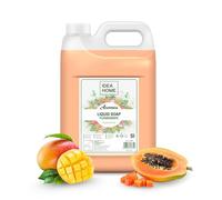 IDEA HOME AROMÉA Sapone Liquido Mani Tropical Fruit - Tanica Ricarica 5 L - per Dispenser Manuali e Automatici - Uso Professionale e Domestico