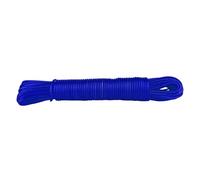 IDEA HOME Filo Stendibiancheria 20 m Cristal Blu, Corda per Bucato Rivestita in PVC, Resistente agli Strappi, Interno Esterno AVR