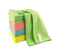 IDEA HOME Panni Microfibra 24 Pezzi - Panni per la Pulizia 30x30cm - Panni per la Polvere - Riutilizzabile Panni Multiuso per Casa, Cucina - Colori Assortiti