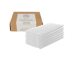 IDEA HOME Stick Colla a Caldo Ø7 mm x 100 mm - 50 Pezzi Trasparenti, Inodori, Compatibili con Pistole 7-8 mm