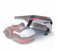 Idea Mower garage per robot tagliaerba Mobius compatibile con Kress RTKn per prati fino a 5000m² - Protezione con tetto trasparente UV, accesso tastiera, installazione indipendente