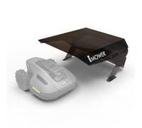 Idea Mower garage per robot tagliaerba Mobius compatibile con Mammotion Yuka Mini 2, copertura trasparente in policarbonato UV, alluminio composito e acciaio inox