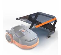 Idea Mower garage per robot tagliaerba Mobius compatibile con Segway Serie X3 - Protezione con tetto trasparente UV, accesso tastiera, installazione indipendente