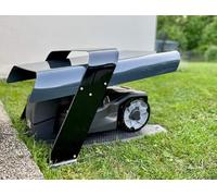 IDEA MOWER Garage per Robot Tagliaerba One 1.0 compatibile con Husquarna Automower, Tetto in Alluminio, Copertura Agenti Atmosferici