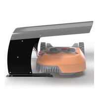 Idea Mower Garage per Robot Tagliaerba Vader Light compatibile con Worx Landroid, Tettoia Stazione di Ricarica, Casetta per robot tagliaerba, Tetto Apribile