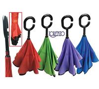 IDEA Ombrello Auto Reverse antisgocciolo Tinta Unita Lorenzo