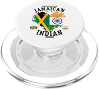 Idea per bambini con radici indiane giamaicane e bandiera indiana PopSockets PopGrip per MagSafe