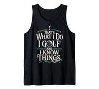 Idea per Gli Amanti del Golf: ecco Cosa Faccio io Golf e so Cose Canotta