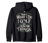 Idea per Gli Amanti del Golf: ecco Cosa Faccio io Golf e so Cose Felpa con Cappuccio