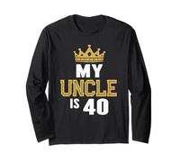 Idea per Il 40° Compleanno di Mio Zio è 40 Anni per Lui Maglia a Manica
