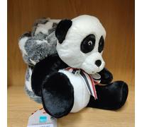 IDEA REGALO COPERTINA - PELUCHE NEONATO PAUL PANDA BY PERLETTI