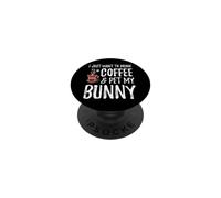 Idea regalo divertente per la mamma del coniglietto, per l'amante del caffè, PopSockets PopGrip Adesivo
