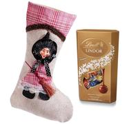 Idea Regalo Epifania - Calza Befana 29CM + 200gr Lindt Lindor Assortiti