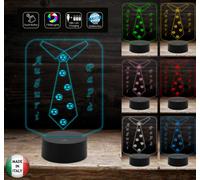 Idea regalo originale FESTA DEL PAPA’ e COMPLEANNO Lampada led 7 colori Camicia [EEK: A++]