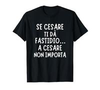 Idea Regalo Originale per Cesare, Perfetta per Compleanni Maglietta con Stampa Grafica Economica