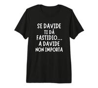 Idea Regalo Originale per Davide, Perfetta per Compleanni Maglietta Premium