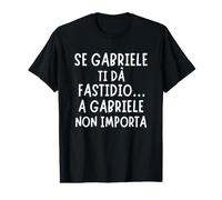 Idea Regalo Originale per Gabriele, Perfetta per Compleanni Maglietta con Stampa Grafica Economica