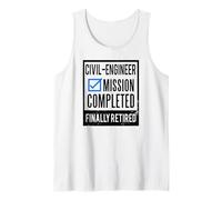 Idea Regalo pensionamento Ingegnere Civile in Pensione Canotta