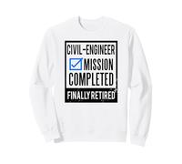 Idea Regalo pensionamento Ingegnere Civile in Pensione Felpa