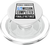 Idea regalo pensionamento Tecnico-Comunicatore in pensione PopSockets PopGrip per MagSafe