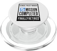 Idea regalo pensionamento Tecnico-Project-Manager in pensione PopSockets PopGrip per MagSafe