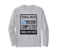 Idea Regalo pensionamento Tecnico-Scrittore in Pensione Maglia a Manica