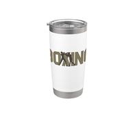 Idea regalo per boxe, sparring, partner, divertente boxer Bicchiere termico in acciaio inox doppia parete