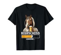 Idea Regalo per Gli Amanti della Birra Saufen Birra Cavallo Maglietta