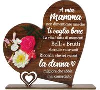 Idea Regalo per la Festa della Mamma Incisione in Legno Dedica Ti Voglio Bene