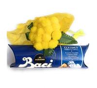 Idea Regalo Uomo e Donna - Baci Perugina Classico 37,5 + Bouquet di Mimosa Artificiale - Compleanno