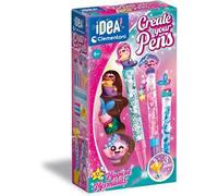 Clementoni Idea - Create Your Pens: Magical Mermaids, Laboratorio delle Penne Personalizzate, Kit Creativo per Bambini 6+ Anni, con 3 Penne Personalizzabili con Inchiostri e Accessori, 18131