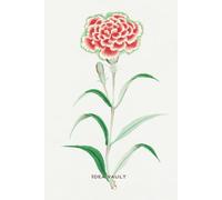 Idea vault: Japanese floral art themed 50 pages blank lined bullet notebook for recording daily tasks and goals for adults and teens