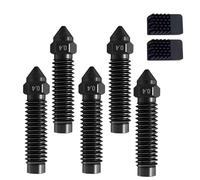 IdeaFormer Centauri Carbon Hardened Steel Nozzles, ugello in acciaio temprato da 0,4 mm, con 2 spazzole in silicone, estrusore Hotend Nozzles per Elegoo Centauri Carbon