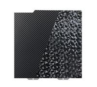 IdeaFormer Double Sided Textured PEO+PET Sheet 184 x 184 mm per bambù, Diamond PEO+Carbon Fiber PET piastra di stampa Spring Steel per Bambu Lab A1 Mini stampante 3D